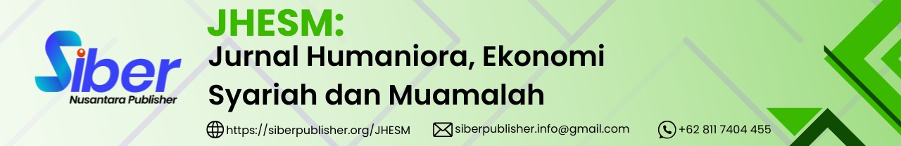 Jurnal Humaniora, Ekonomi Syariah dan Muamalah